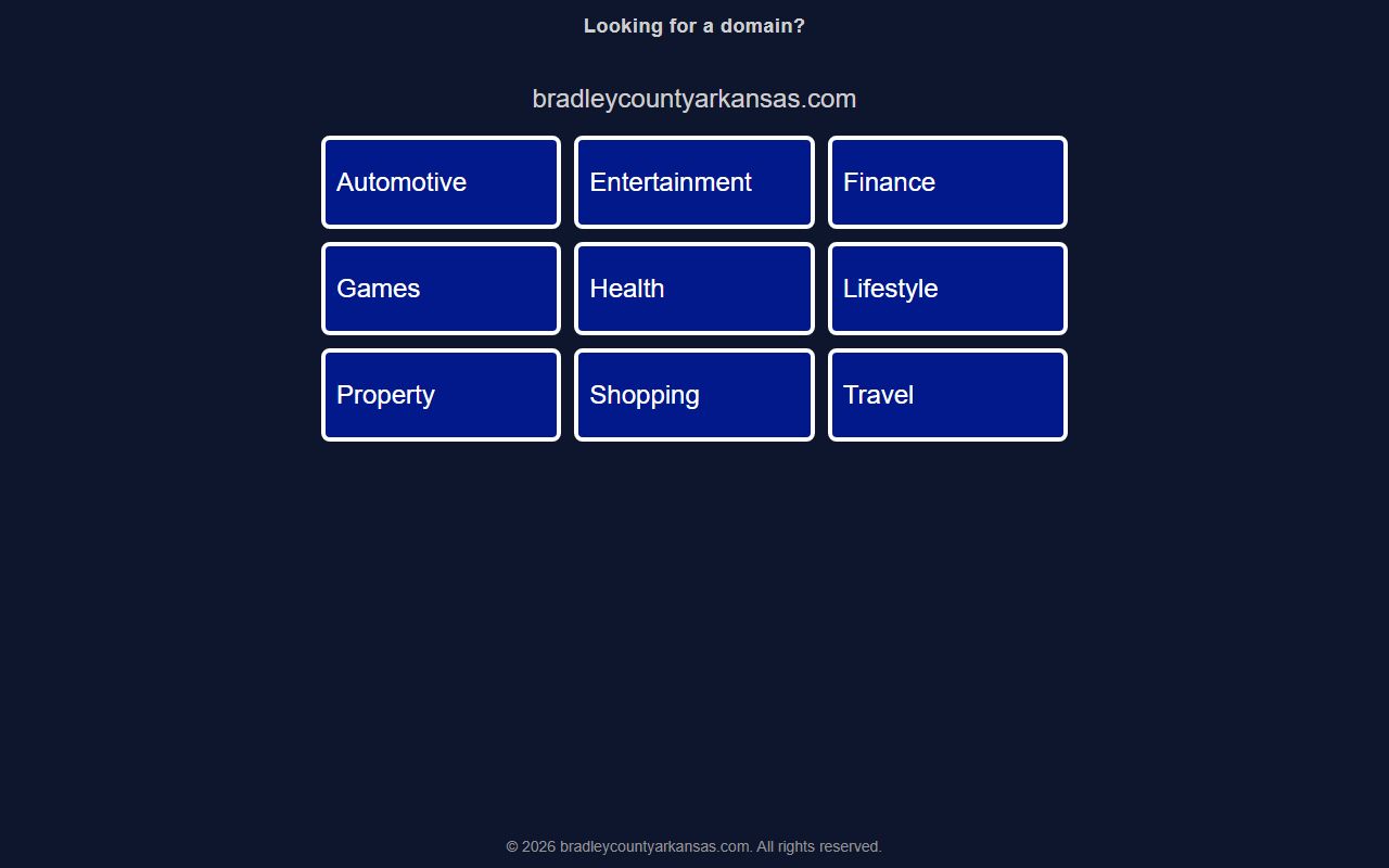 Bradley County government website for felony records access