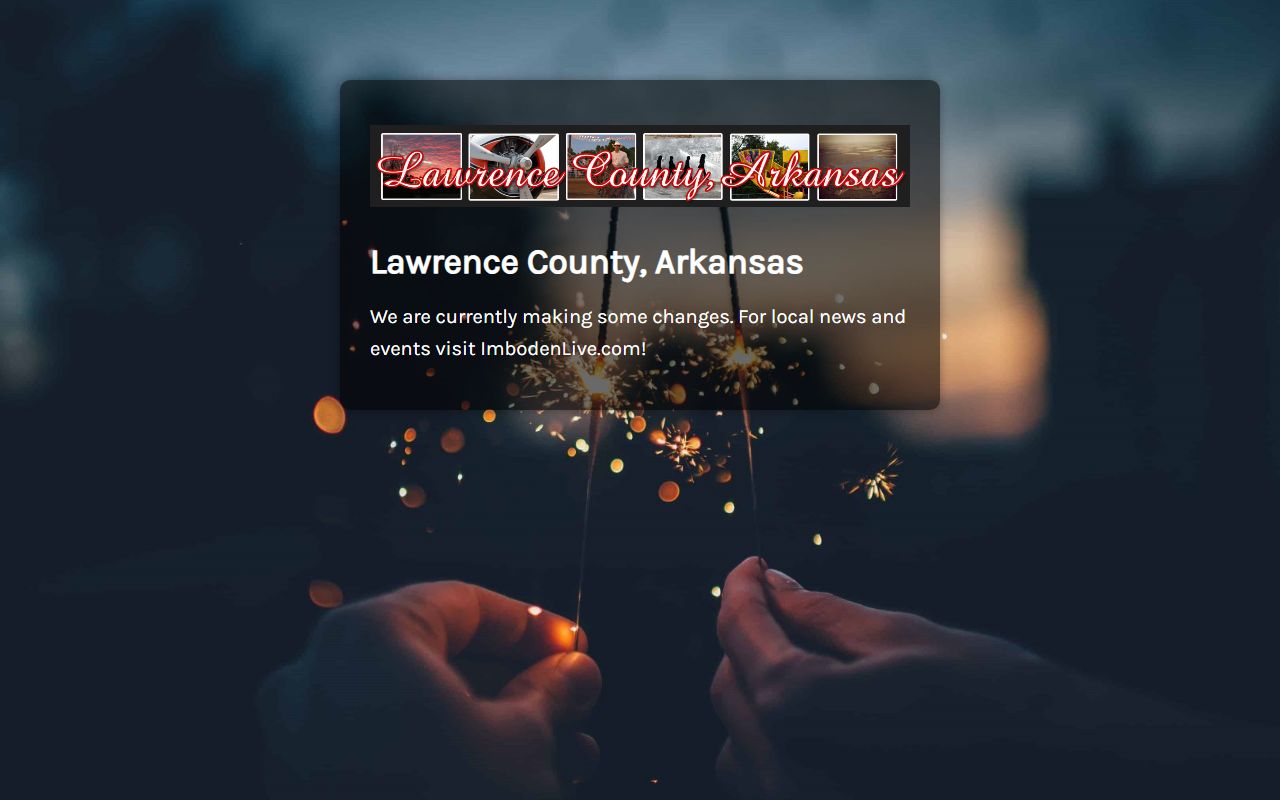 Lawrence County government website for felony records access